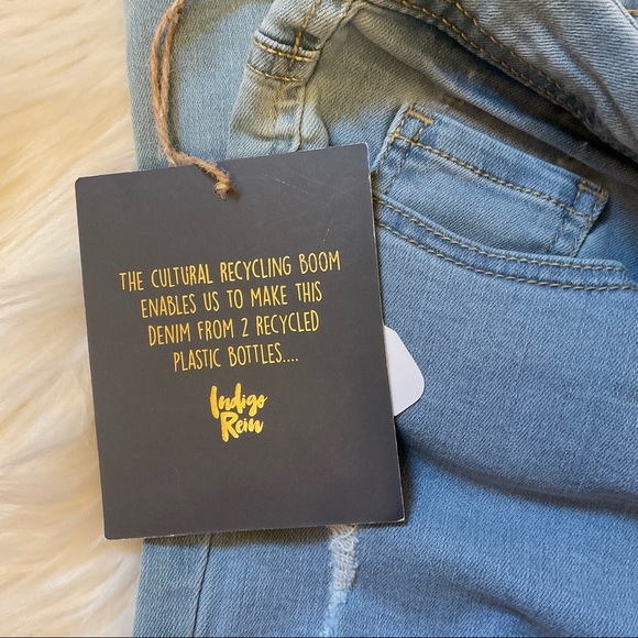 Indigo Rein Distressed Jeans - NWT - Size 11 - Picture 7 of 13